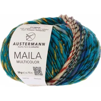 Příze Austermann Maila multicolor 04 - Dschungel (Efektní příze Maila multicolor)