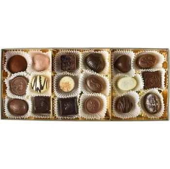 Bonboniéra Leonidas Podzimní bonboniéra Madagascar, mix cca 27 ks pralinek (belgická čokoláda, pralinky cca 370 g)