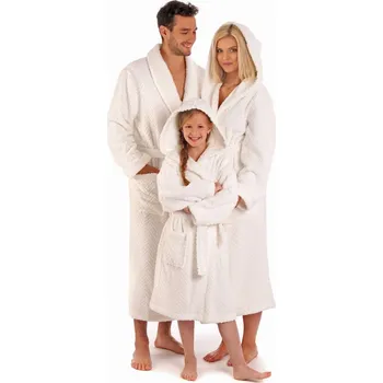 Dámský župan AKCE - Unisex župan se šálovým límcem Athena 2116 0100 Bílá - Vestis XL