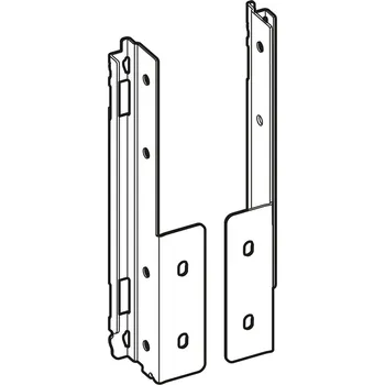 HETTICH 9257694 AvanTech YOU držák zad 187, levá, antracit (HETTICH 9257694 AvanTech YOU držák zad 187, levá, antracit)