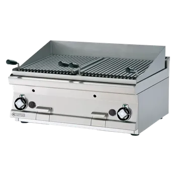 Sporák Lávový gril plynový 2x 38x43 bez podestavby | RM - CWT-68G