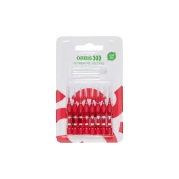 Zubní kartáček ORBIS mezizubní kartáček, 0,5 mm, barva červená, 8 ks