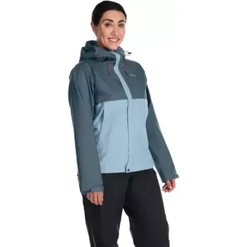 Dámská větrovka Rab Downpour Eco Wmns XS orion blue/citadel
