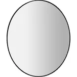 SAPHO - SHARON kulaté zrcadlo s LED podsvícením ø 80cm, černá mat 31255CI