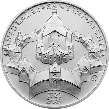 Česká mincovna Stříbrná mince 200 Kč Jan Blažej Santini-Aichel 2023 Standard 13 g