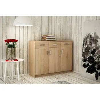 přebalovací pult a komoda Casarredo Komoda AGNES/HIT 3D3S dub sonoma
