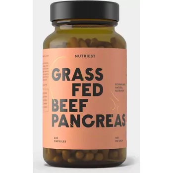 Nutriest Grass-fed lyofilizovaná bio slinivka břišní 240 kapslí
