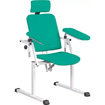 Křeslo OZC - 08 křeslo odběrové se 2 područkami, tyrkysové č. 5