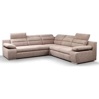 Sedací souprava Rozkládací rohová sedačka GRETA I světle hnědá