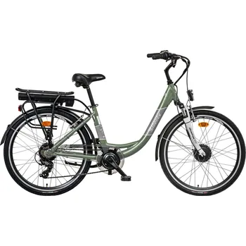 Elektrokolo elektrokolo LIBERTY 26" E-VIA 6 rychl. přední motor ŠEDÁ Kapacita baterie: 10,4 Ah