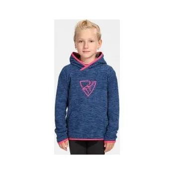 Chlapecká mikina Kilpi FLOND-JG tmavě modrá 152; Modrá mikina