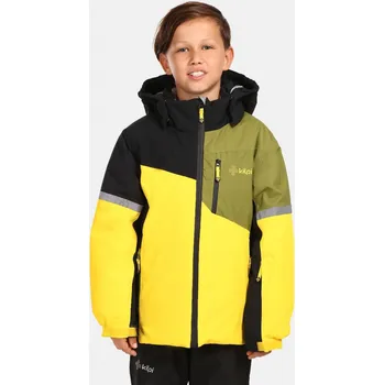 KILPI FERDEN-JB ŽLUTÁ chlapecká lyžařská zimní bunda Velikost: 152