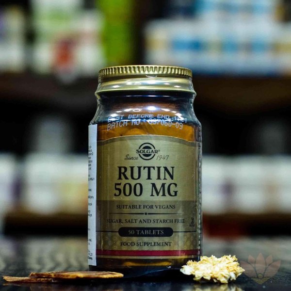 Solgar Rutin 500mg 50tbl 50 tablet – osobní odběr v Pardubicích a Jihlavě