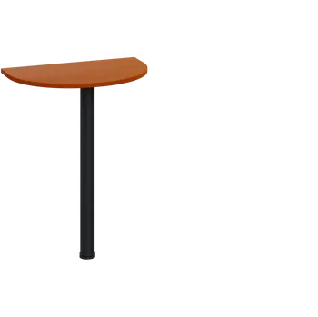 Stolová podnož EJD 2 - 60 přístavba jednací, kovová podnož černá, síla desky 25 mm, široká 600 mm, třešeň šumavská