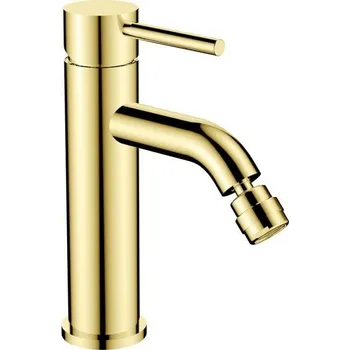 Vodovodní baterie BESCO - Bidetová stojánková baterie VEO zlatá BABBVZL