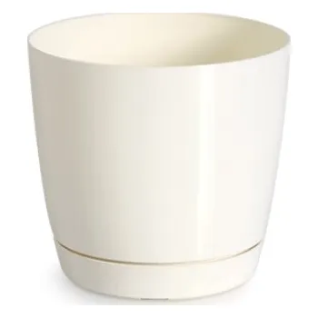 Květináč PROSPERPLAST Květináč - COUBI ROUND P Průměr: 18 cm, Barva: krémová