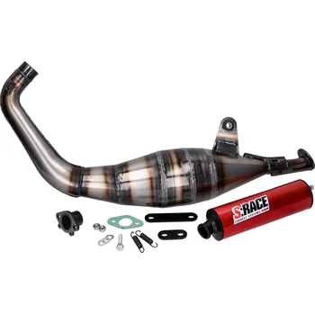 Výfuk pro motocykl MVT Allumage Výfuk MVT S-Race 70-80cc, Derbi EBE, EBS, D50B MVT-EC13