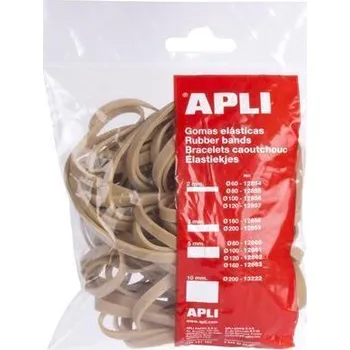 Gumičky, červená, 100 g, 160 x 5 mm, APLI