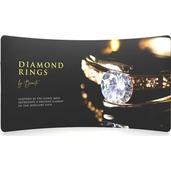 Zipper-Wall Curved 400x230cm