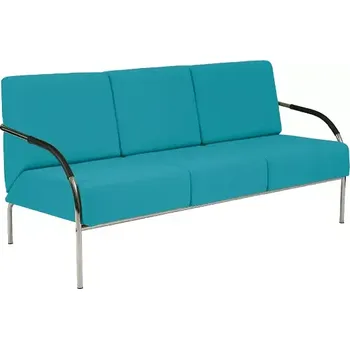 Sedací souprava SPA 3 chrom, koženka AN 078 - koženka tyrkysová