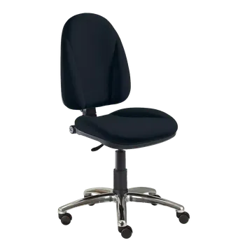 444/MEK CR židle kancelářská, látka SUE, kříž chrom SUE S 1 - látka černá