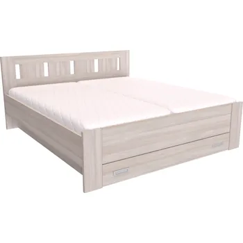 Postel Dvoulůžko BENO Varianta: 160 x 200, Dekor: Jasan šedý