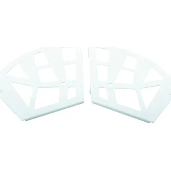 Nábytkové kování Strong výklopný botník, 3 řadý, plast, bílá (Strong výklopný botník, 3 řadý, plast, bílá)