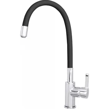 Vodovodní baterie Rubineta - Dřezová baterie FLEXY-33 Černá OLBAFL33BK