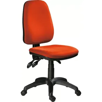 333 ASYN židle kancelářská, koženka SK 4 - koženka oranžová