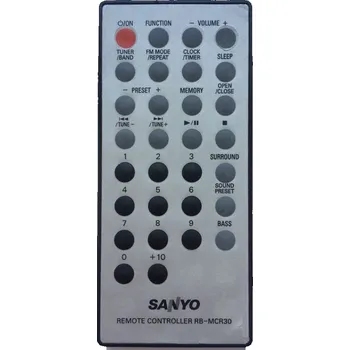 Dálkový ovladač SANYO RB-MCR30 - kompatibilní značkový dálkový ovladač General