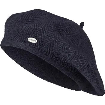 Čepice Dámský kašmírový baret se třpytivou přízí GA192, černé barvy 7100401