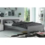 BMS Group Dřevěná postel Dallas s matrací 200x120 grafit (rošt + matrace)