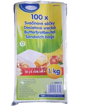 Termobox Wimex Sáček PAP. SVAČ. 1 kg bílý W /12+5x24 cm (100 ks) bílá