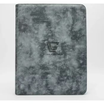 Obal pro sběratelský předmět Premium Album na toploadery 216 ks se zipem, šedé