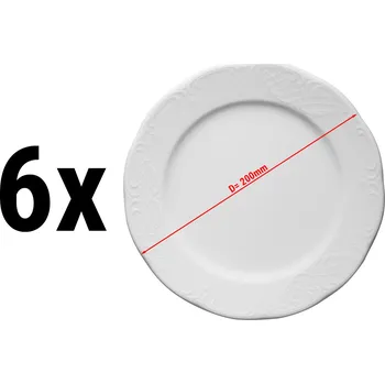 Talíř G.Gastro (6 Kusů) CLASICO - Talíř mělký - Ø 200mm - bílý
