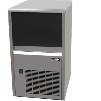 Výrobník ledu Výrobník ledu chlazený vodou kostkový led 22 g 42 kg / 24 h | REDFOX - SS 45 W