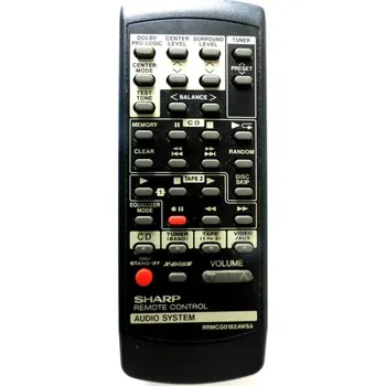 Dálkový ovladač SHARP RRMCG0182AWSA - kompatibilní značkový dálkový ovladač General