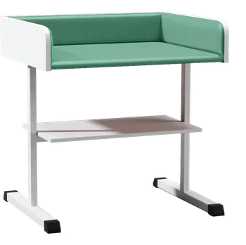 přebalovací pult a komoda PP - 961 pult přebalovací čalouněný s policí green no.6 - zelená