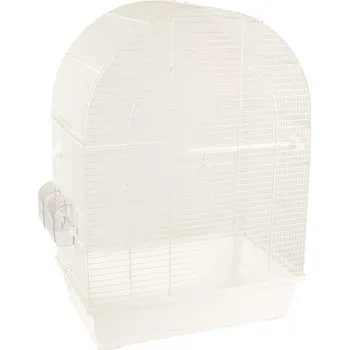 Klec pro ptáky FLAMINGO Budgie Klara 2 bílá 45x28x63cm