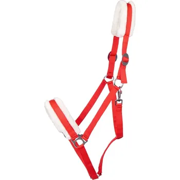 Q-essentials Ohlávka pro tažné koně Cali Q-essentials, bright red