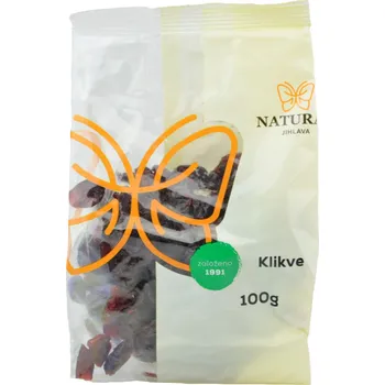 Sušené ovoce Brusinky / Klikve - Natural Jihlava 100g