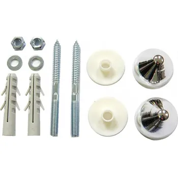 Sada pro uchycení pisoáru, chrom