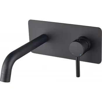 Vodovodní baterie BESCO - Podomítková umyvadlová baterie ILLUSION Černá BABUISCZ