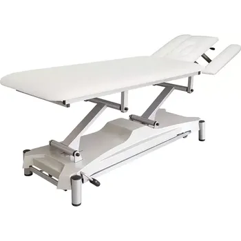 Masážní stůl VL - F4 - PLUS lehátko rehabilitační, koženka MONA 1 - koženka bílá