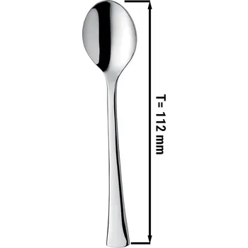 Příbor G.Gastro (12 Kusů) Mocca / čajová lžička Alessandra - 11,2 cm