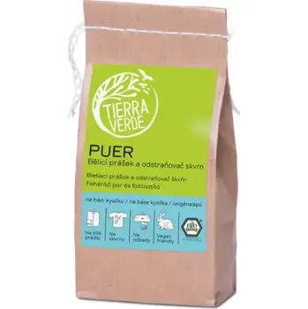 Odstraňovač skvrn Tierra Verde Puer bělicí prášek a odstraňovač skvrn na bázi kyslíku 250 g