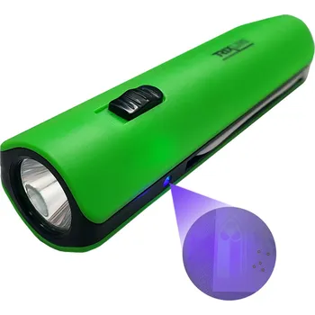 Svítilna LED ruční svítilna s UV na bankovky TR-068L zelená Trixline