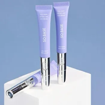 Pleťový krém SO BASE - Collagen Lifting Eye Vibe Cream - Krém se zabudovaným liftingovým zařízením - 15 ml