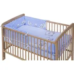 Scarlett Souprava do postýlky 3dílná - 90 x 120 cm Souprava do postýlky 6dílná Scarlett TORO - modrá 90 x 120 cm