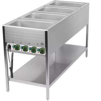 RM Gastro BMSK 4120 VODNÍ LÁZEŇ GN 4-1/1 STACIONÁRNÍ OVLÁDÁNÍ NA KRATŠÍ STRANĚ